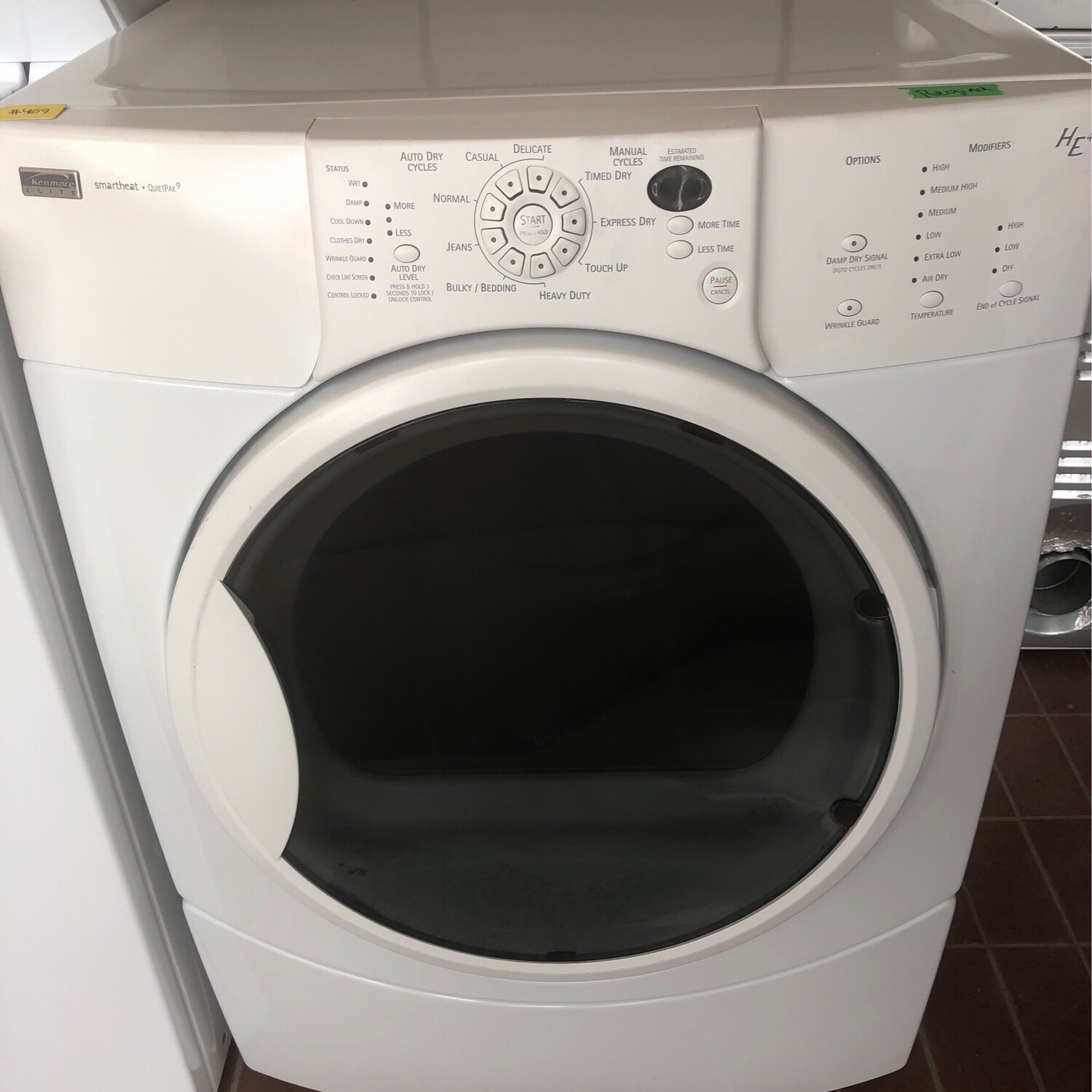 Kenmore Elite 27" Front-Load Electric Dryer 110.C85081401