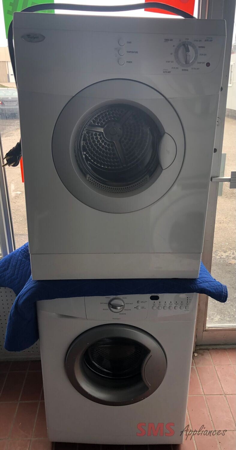 Whirlpool Compact Washer & Dryer Set WFC7500VW, YWED7500VW