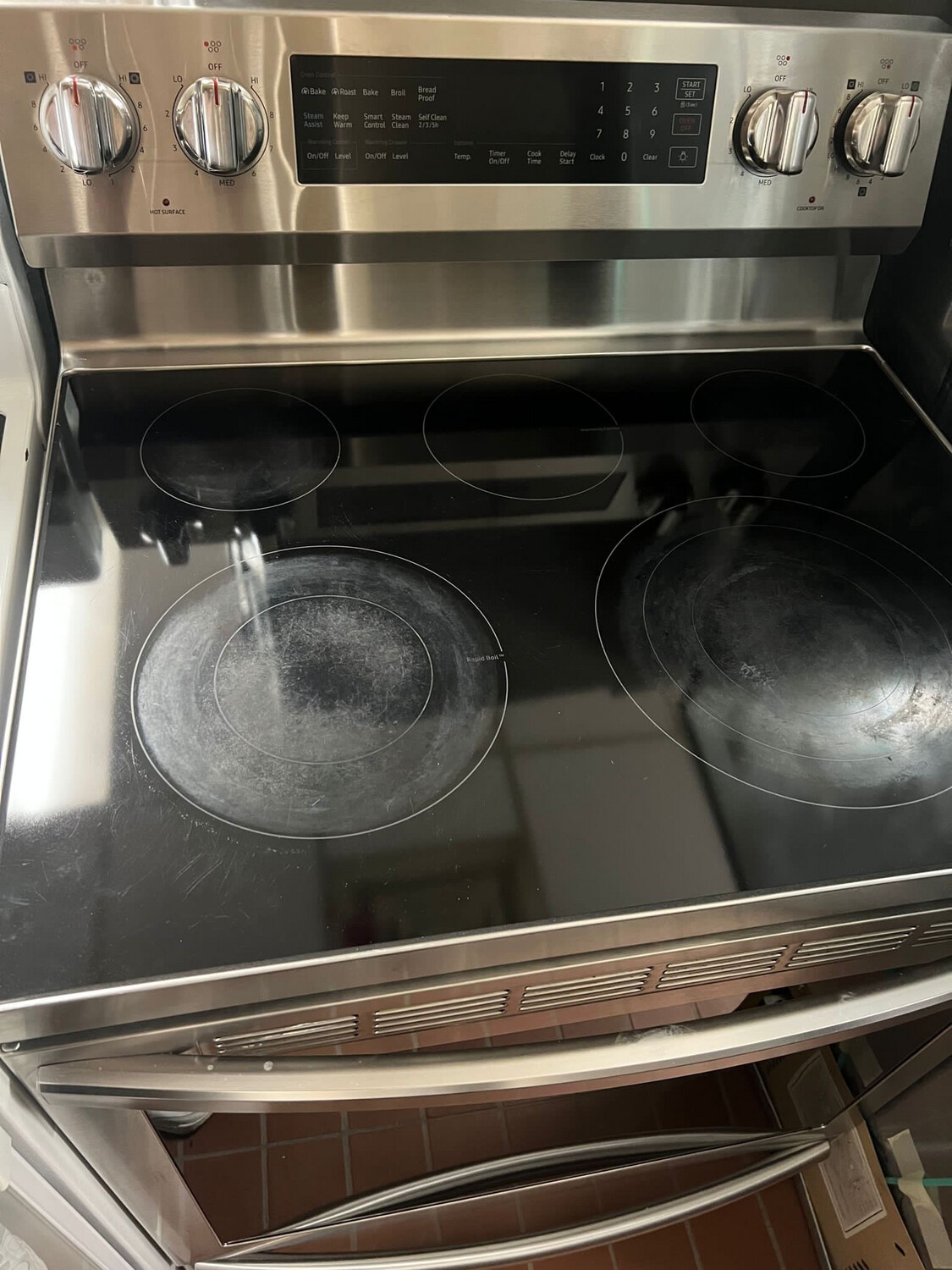 Samsung Glass Top Range