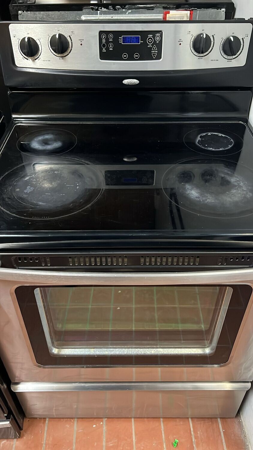 Whirlpool Flat Top Stove YWFE361LVS0