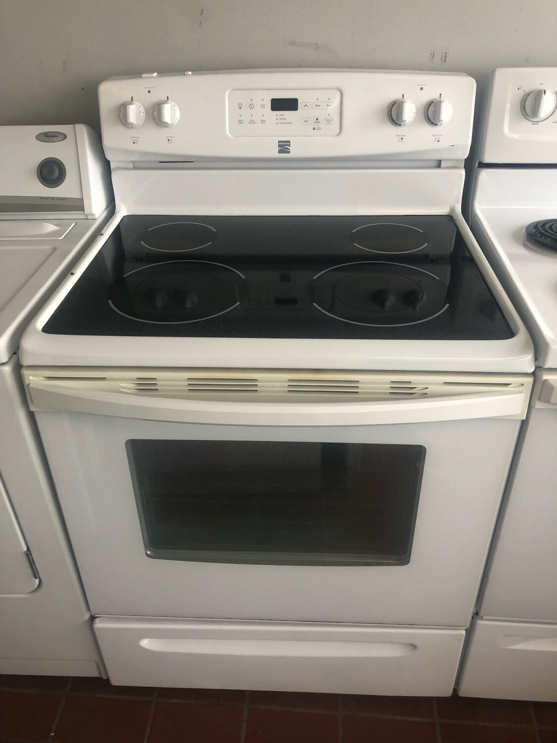 Kenmore Glass Top Range
