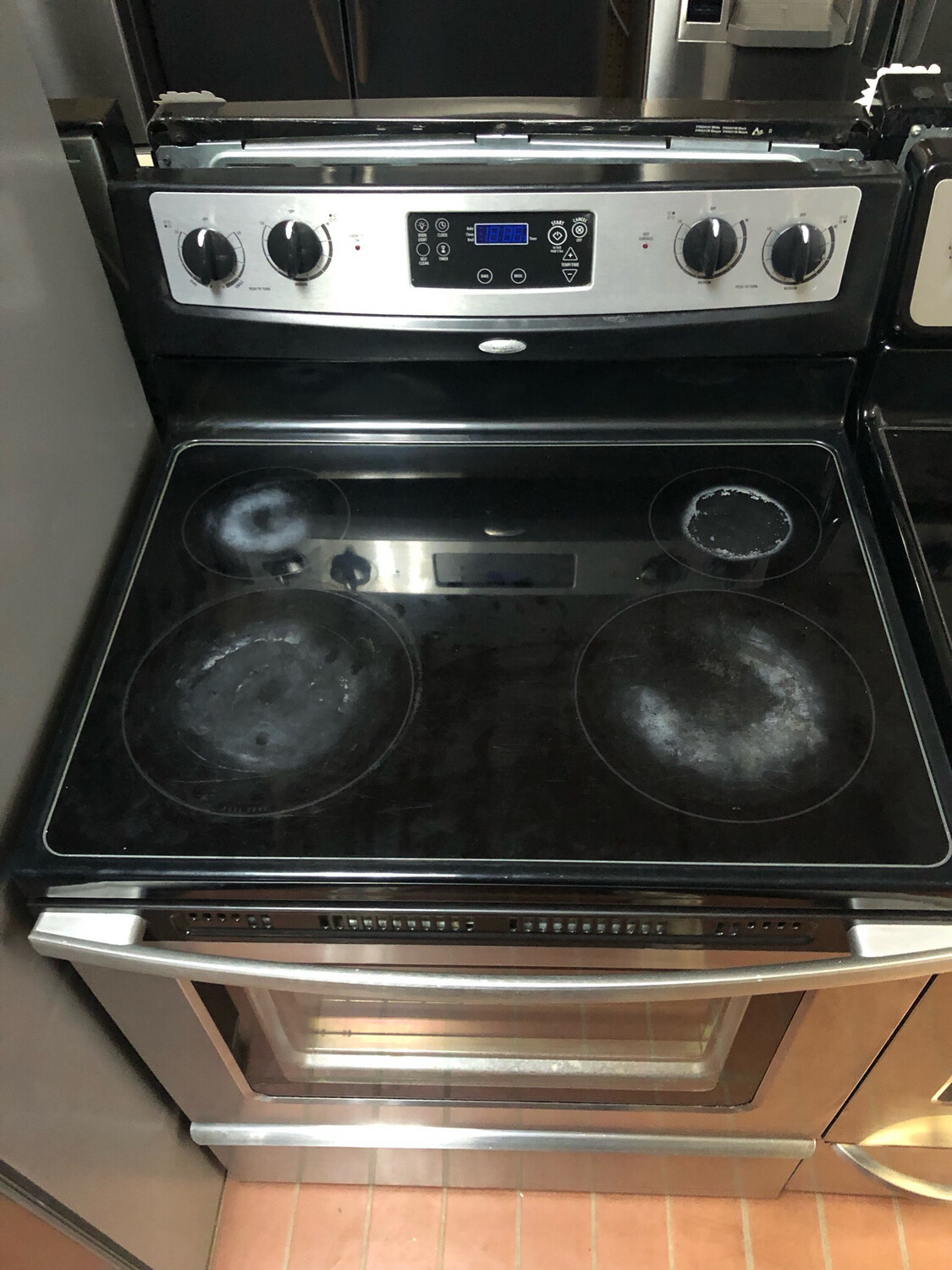 Whirlpool Glass Top Range