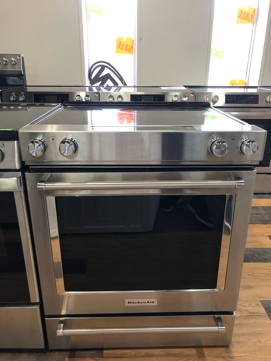 KitchenAid Glass Top Stove YKSEG700ESS1
