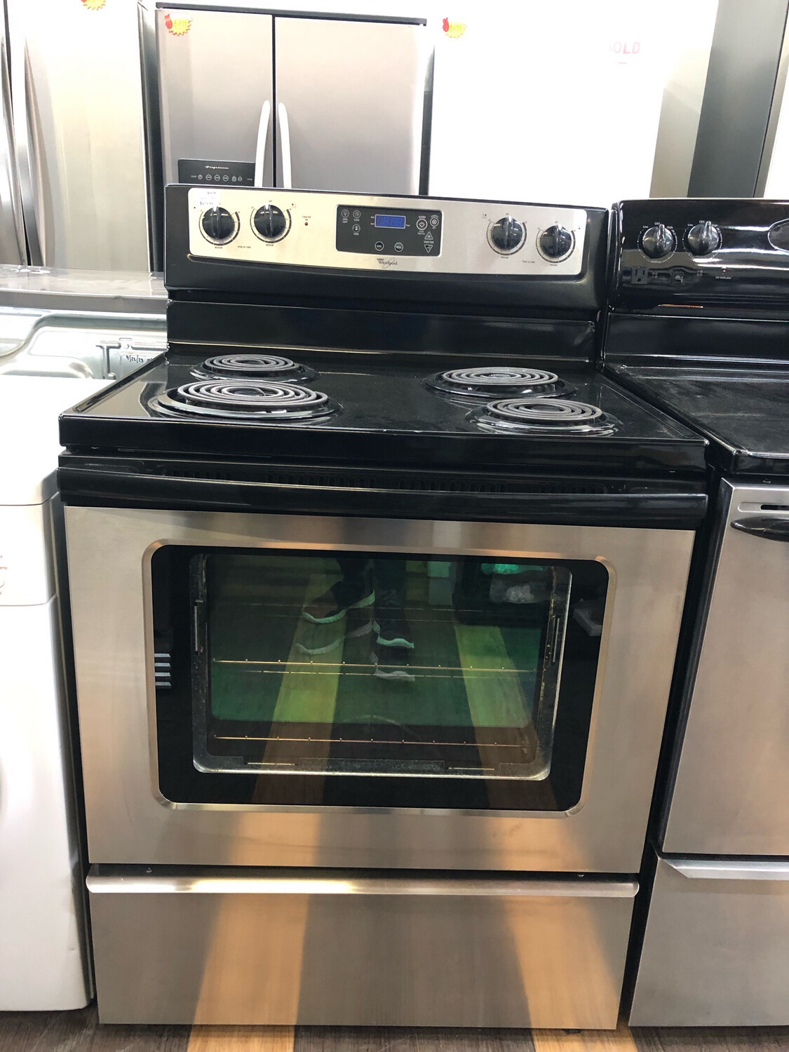 Whirlpool Coiled Top Range YRF115LXVS0