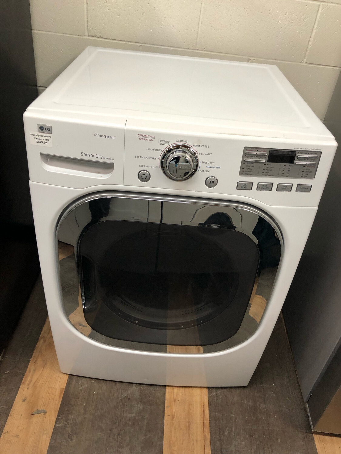 LG Front Load Dryer DLEX2801W