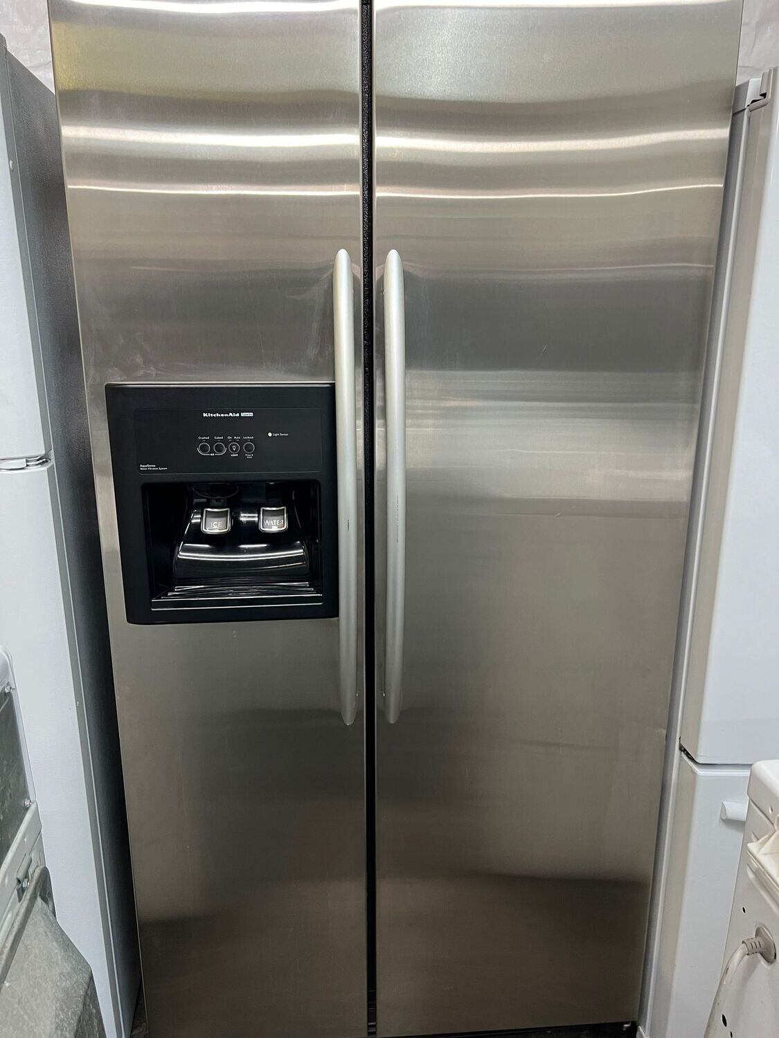 Kitchen Aid 24.5 Cu. Ft. Side by Side 36" Refrigerator KSCS25FVSS
