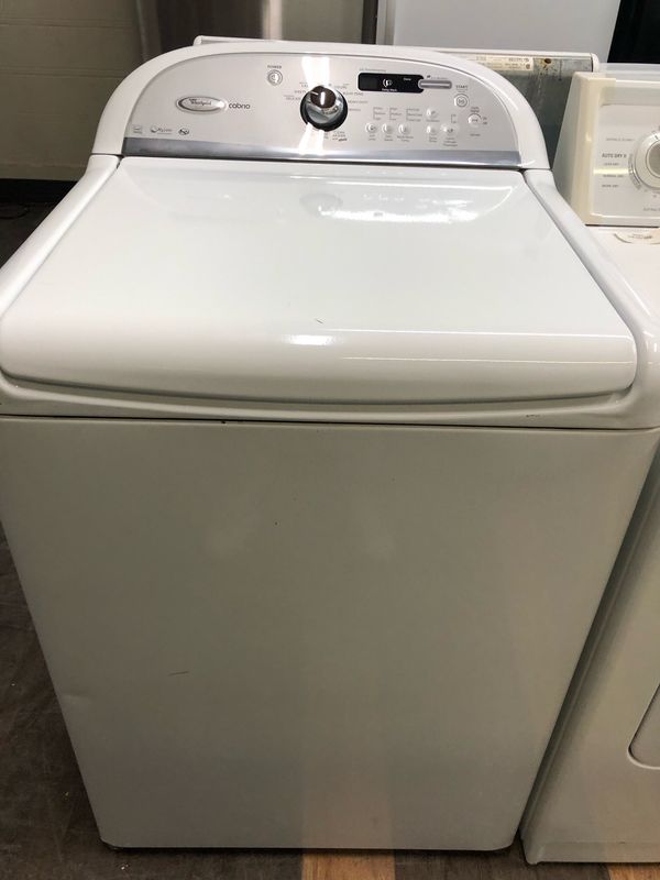 Whirlpool Cabrio WTW7300XW Top Load Washer, 27 1/2in, 5.0 cu.ft