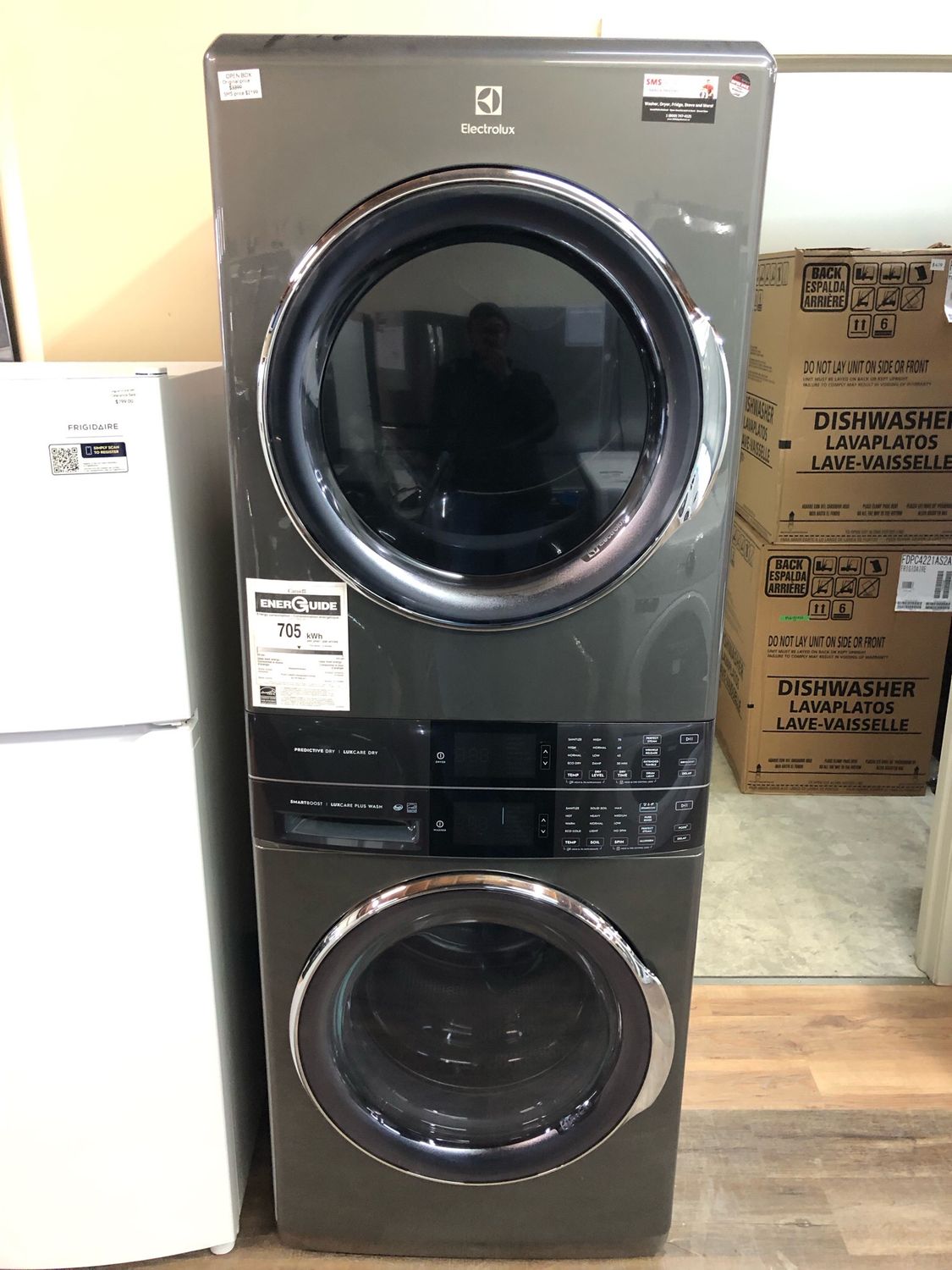 Open Box - Scratch & Dent Electrolux Laundry Center Set ELTE760CAT0