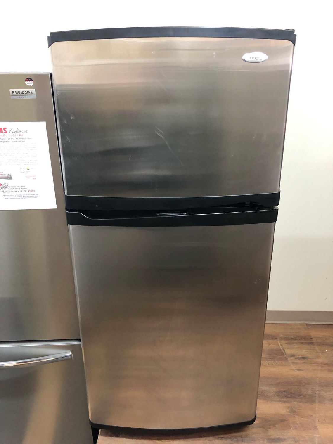 Whirlpool 19 Cu. Ft. Top Mount 30" Refrigerator GR9FHKXPS01