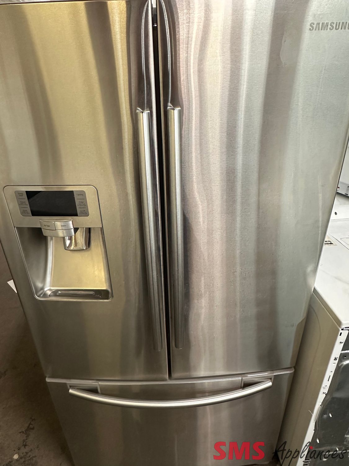 Samsung RFG237ACRS French Door Refrigerator, 36 inch Width, Counter Depth, 22.5 cu. ft. Capacity, Stainless Steel colour