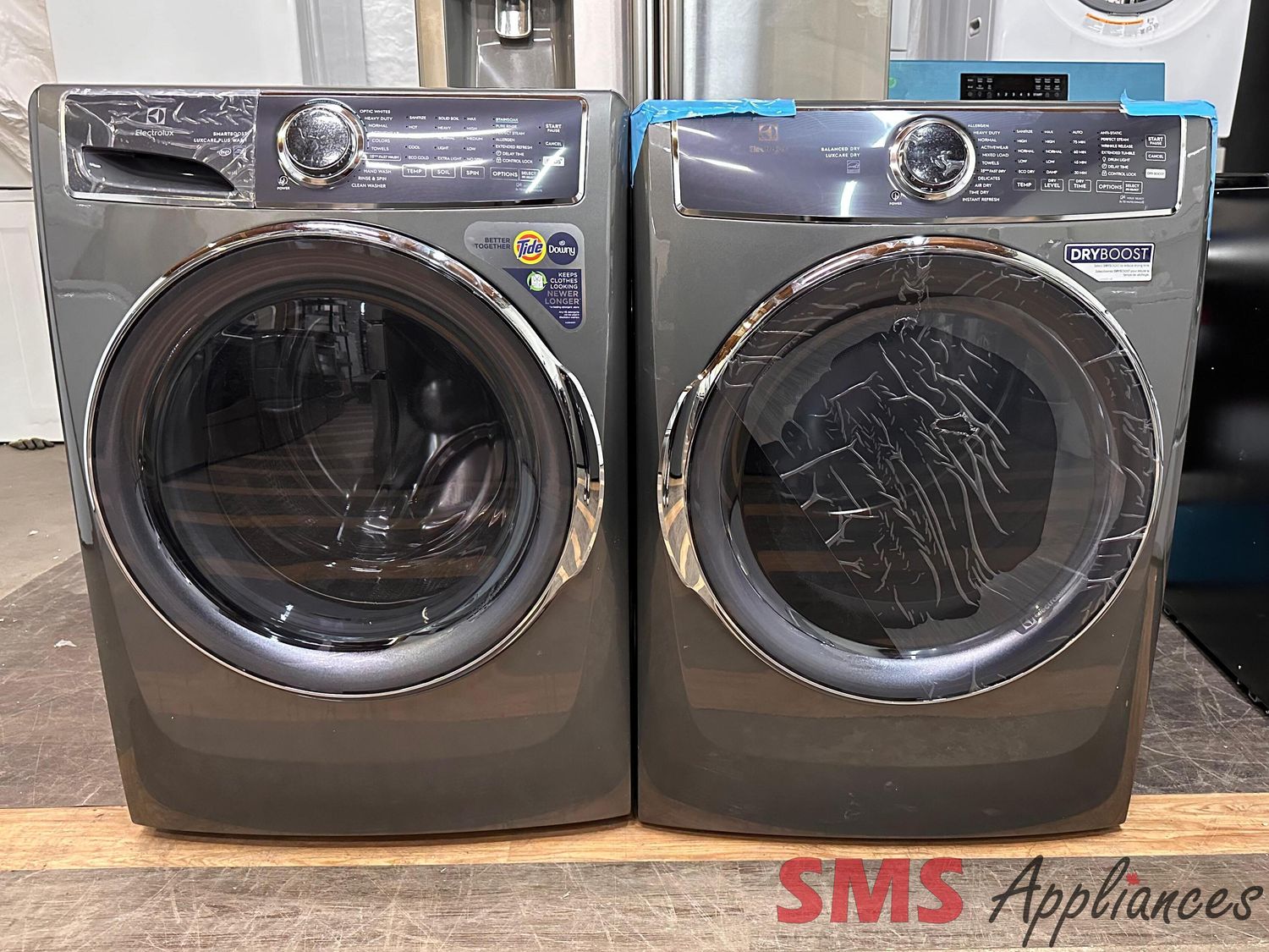 Open Box - Scratch & Dent Electrolux Washer/Dryer Set ELFW7637AT/ELFE763CAT