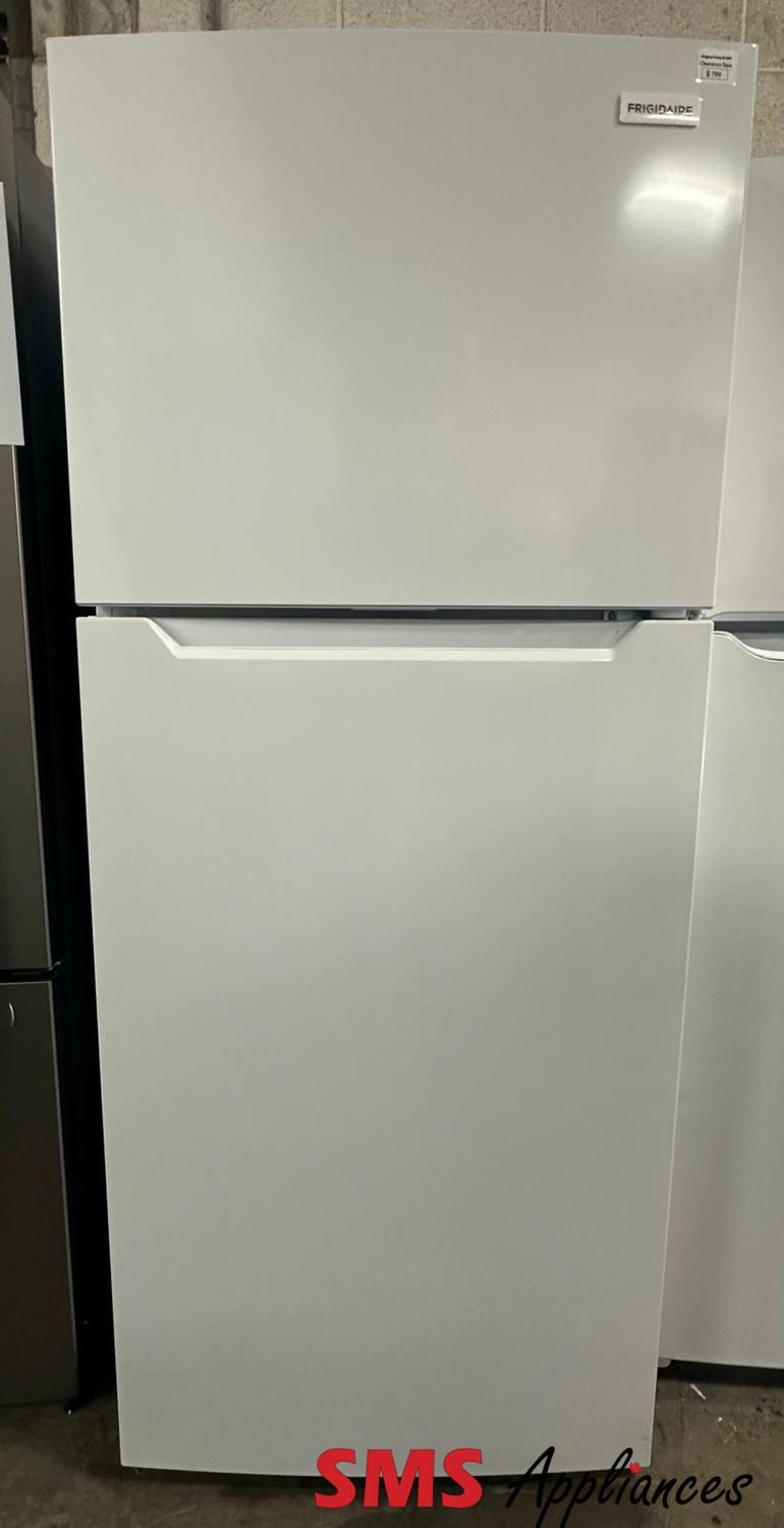 Open Box - Scratch & Dent Frigidaire Top Freezer Refrigerator  FFTR2045VW, 30 inch Width