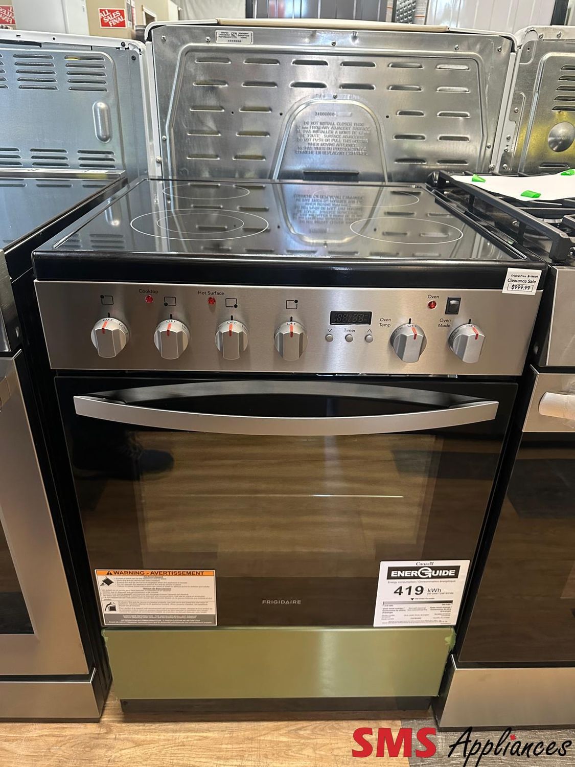 Frigidaire 24" Electric Range, FCFE242CAS