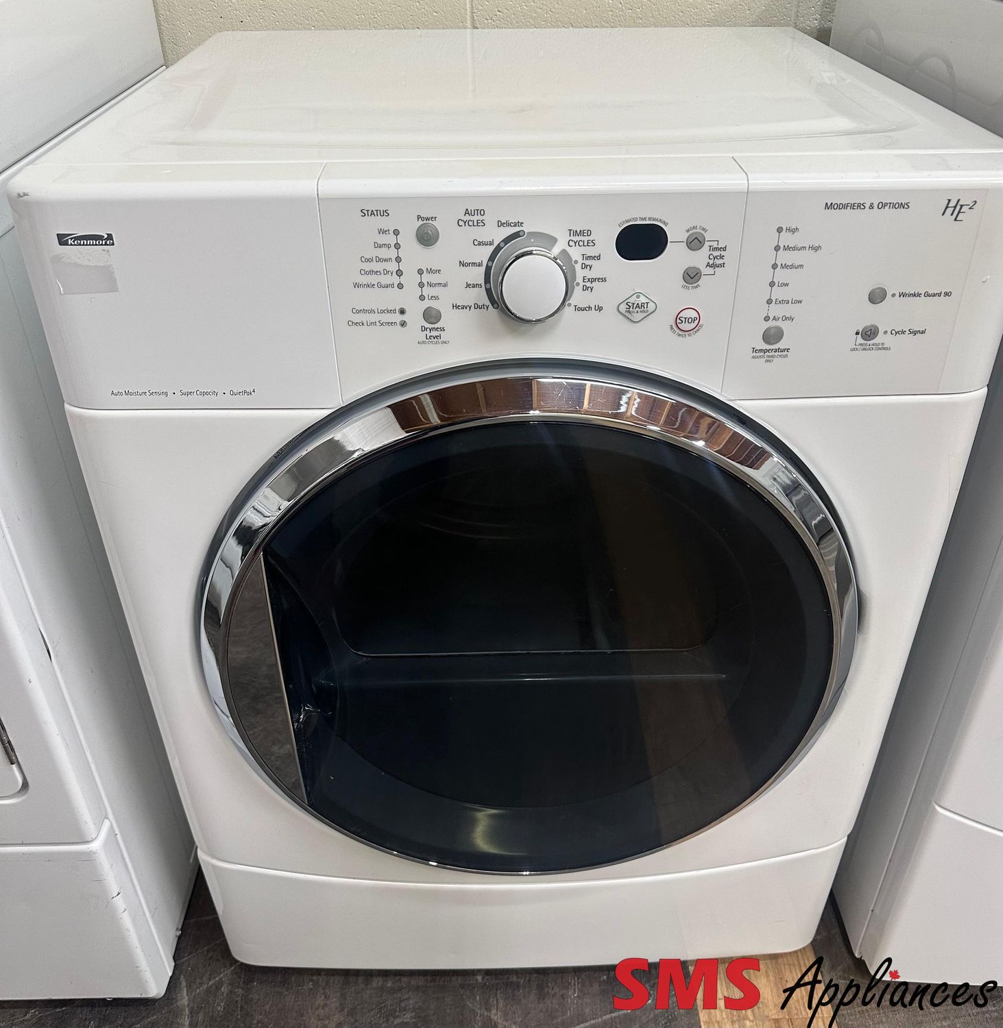 Kenmore Dryer 110.C87571602, (Capacity 7.0 Cu ft)