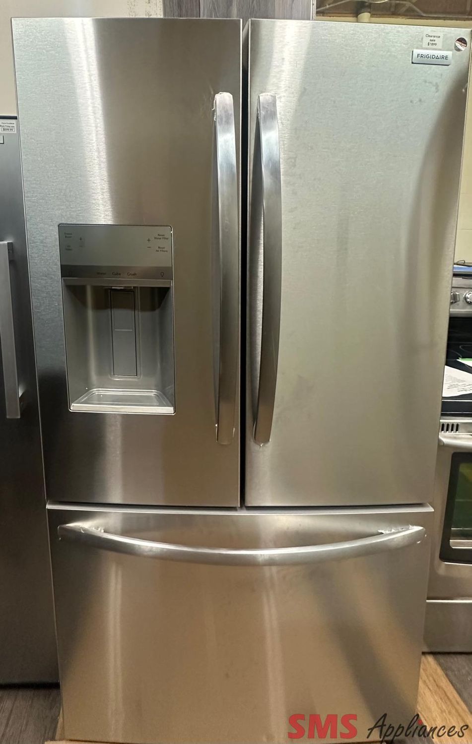 OPEN BOX - Scratch & Dent, FRIGIDAIRE  36'' French Door Refrigerator (27.8 Cu.ft ),  FRFS2823AS