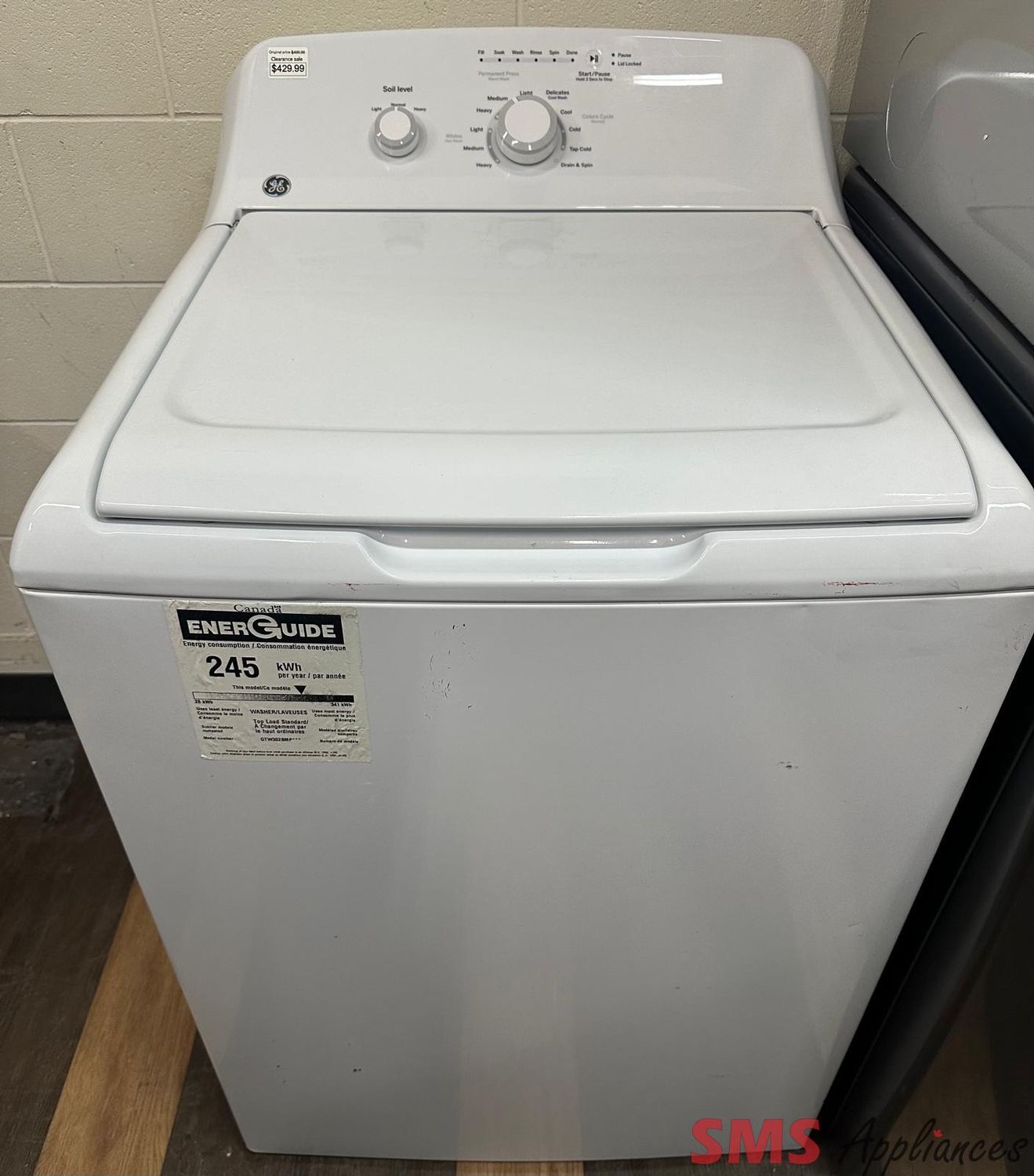 GE, Top load washer