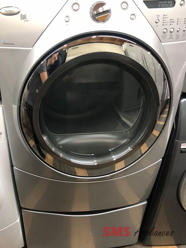 WHIRLPOOL, Electric Dryer with Pedestal, YWED9750WL0 WHIRLPOOL, Electric Dryer with Pedestal, YWED9750WL0