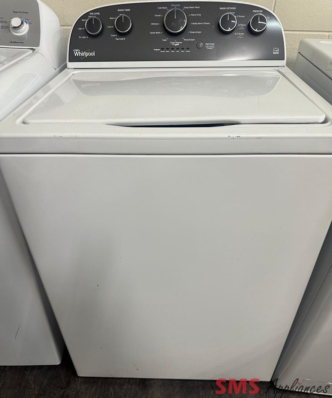 Top load laundry set WHIRLPOOL, WTW4900BW1/YWED4850BW0 Top load laundry set WHIRLPOOL, WTW4900BW1/YWED4850BW0