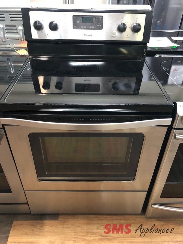 WHIRLPOOL, Electric Glass Top Stove, YWFE530C0AS0 WHIRLPOOL, Electric Glass Top Stove, YWFE530C0AS0