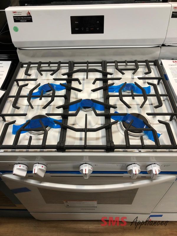 OPEN - BOX, FRIGIDAIRE Gas Range, FCRG3052BW OPEN - BOX, FRIGIDAIRE Gas Range, FCRG3052BW