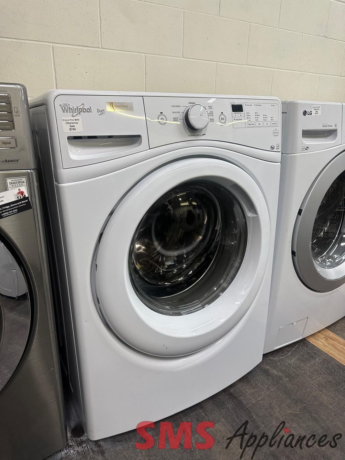 WHIRLPOOL, Front Load Washer, WFW72HEDW0