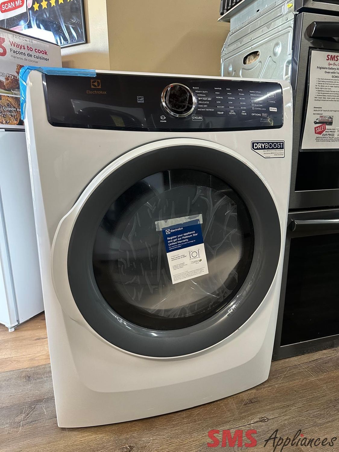OPEN BOX - Scratch & Dent, ELECTROLUX Dryer, ELFE743CAW