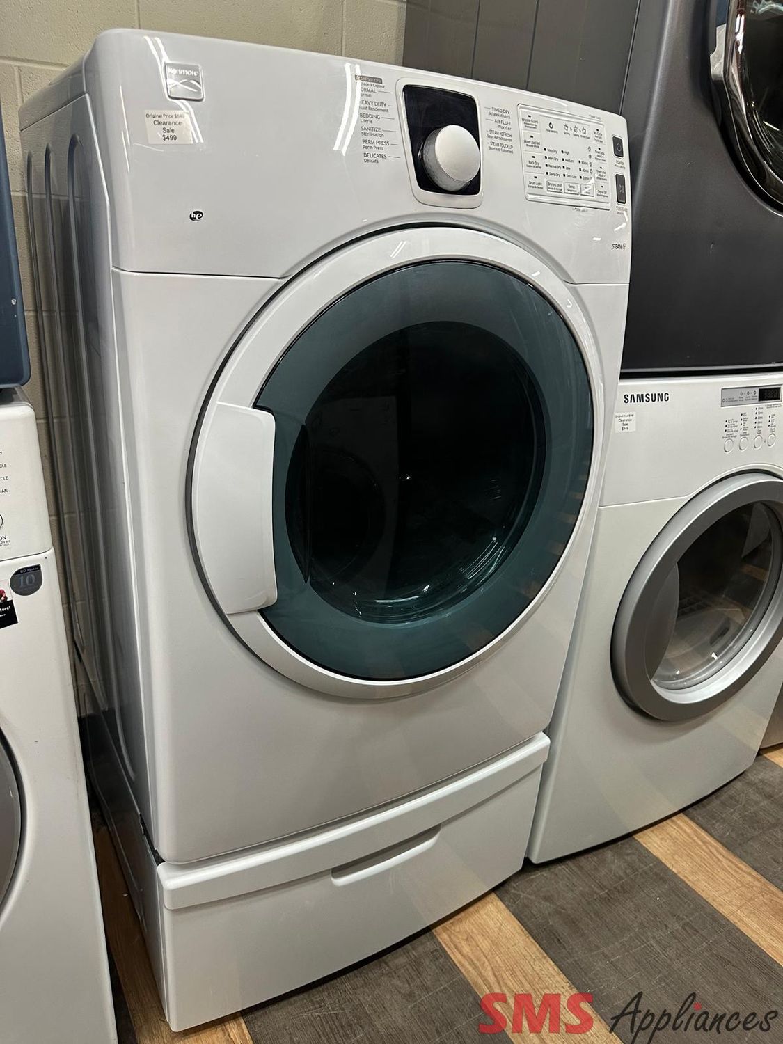 KENMORE, Dryer with Pedestal, 592-39622