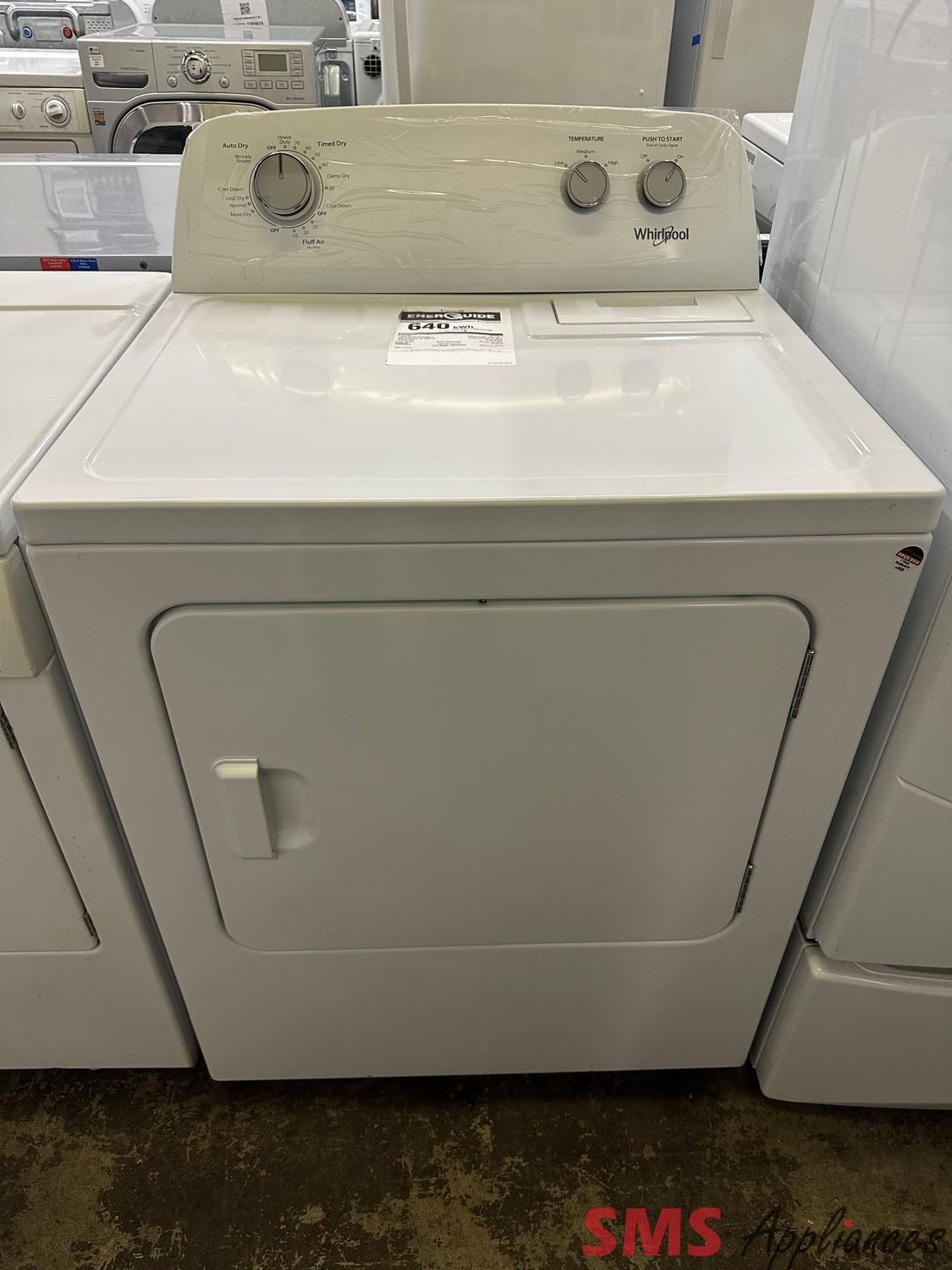 OPEN BOX - Scratch & Dent, WHIRLPOOL Dryer  7.00 Cu.Ft, YWED4850HW0