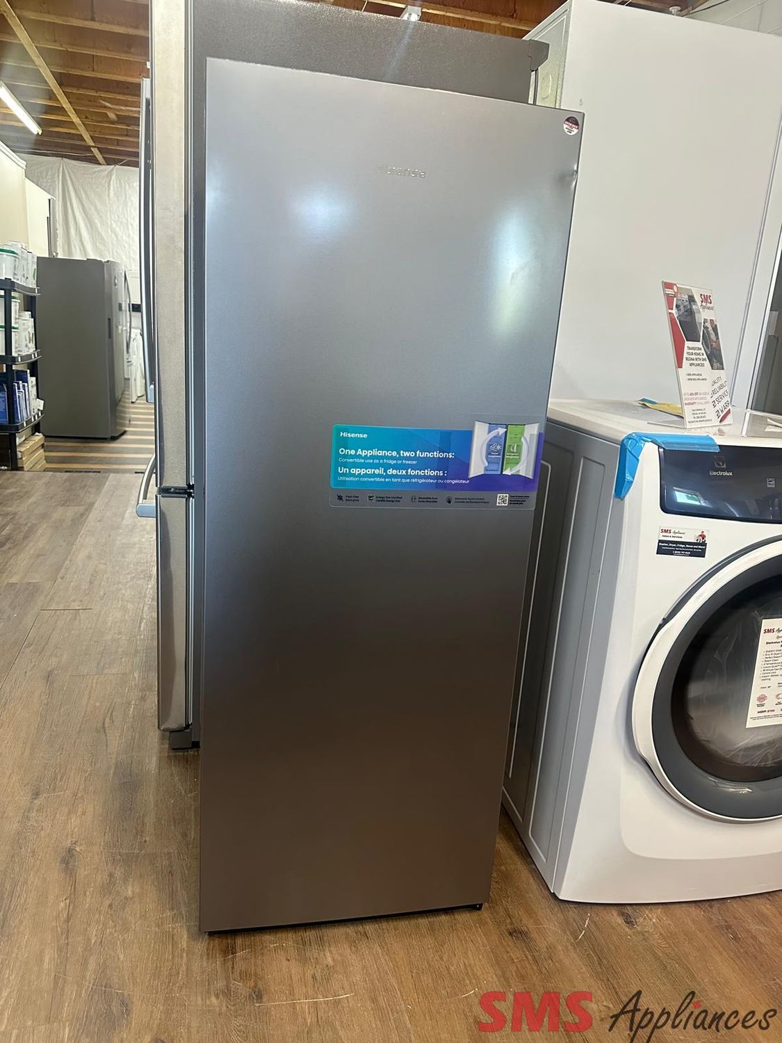 HISENSE, 6 Cu Ft Convertible Fridge / Freezer, FV06C7ASE