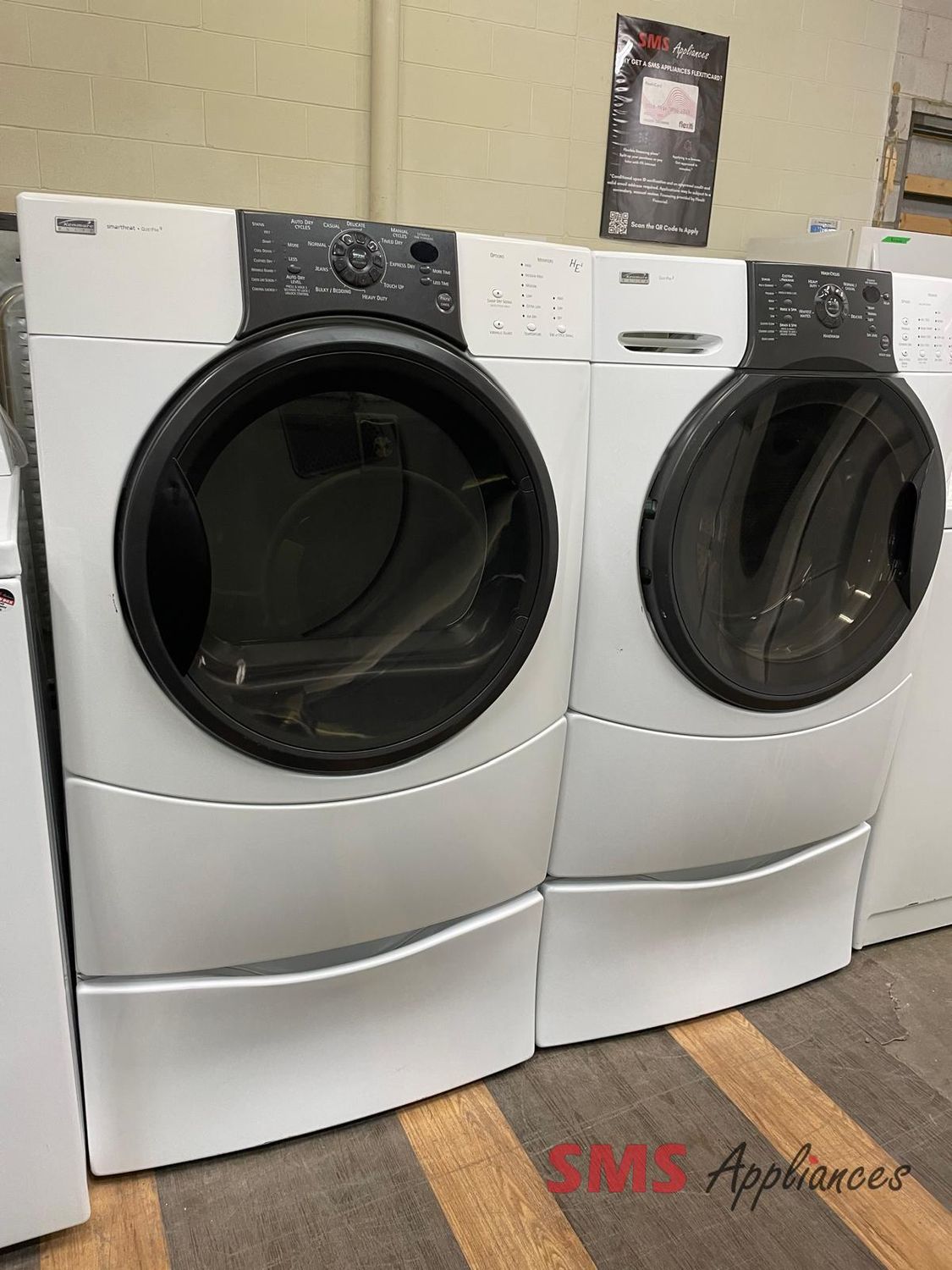 Front Load Laundry Set Kenmore 110.C85862400/110.45872400