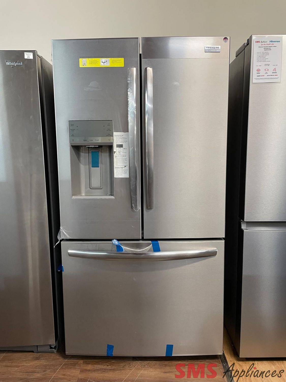 OPEN BOX - Scratch & Dent, 36'' FRIGIDAIRE French Door Refrigerator, GRFS2853AF