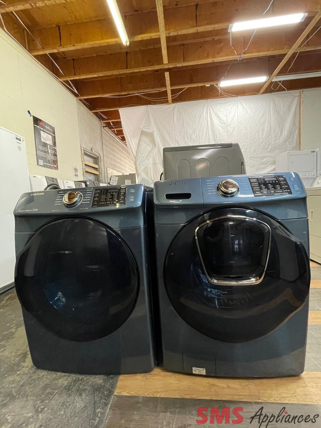 SAMSUNG, Washer & Dryer Set, WF45K6200AZ/A2 / DV45K6200EZ/AC