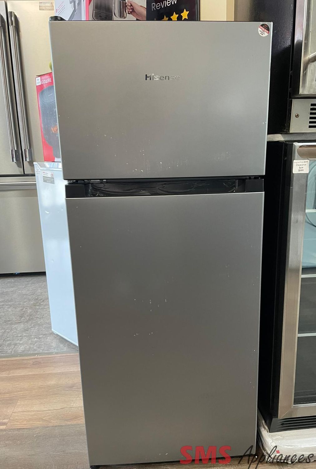 OPENBOX- Scratch & Dent HISENSE 4.4 cu. ft. Compact  Refrigerator , HRT044VE
