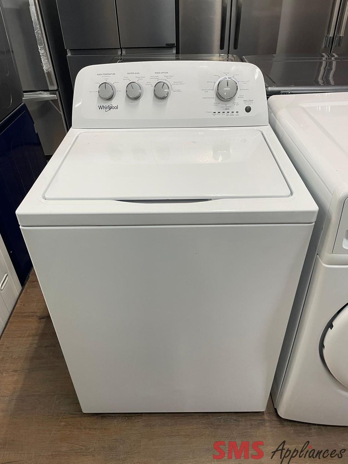 WHIRLPOOL, Top Load Washer, WTW4855HW3