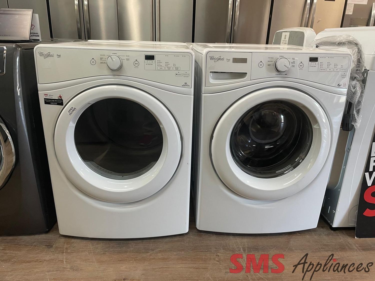 WHIRLPOOL, Washer & Dryer Set, WFW72HEDW0 / YWED72HEDW0