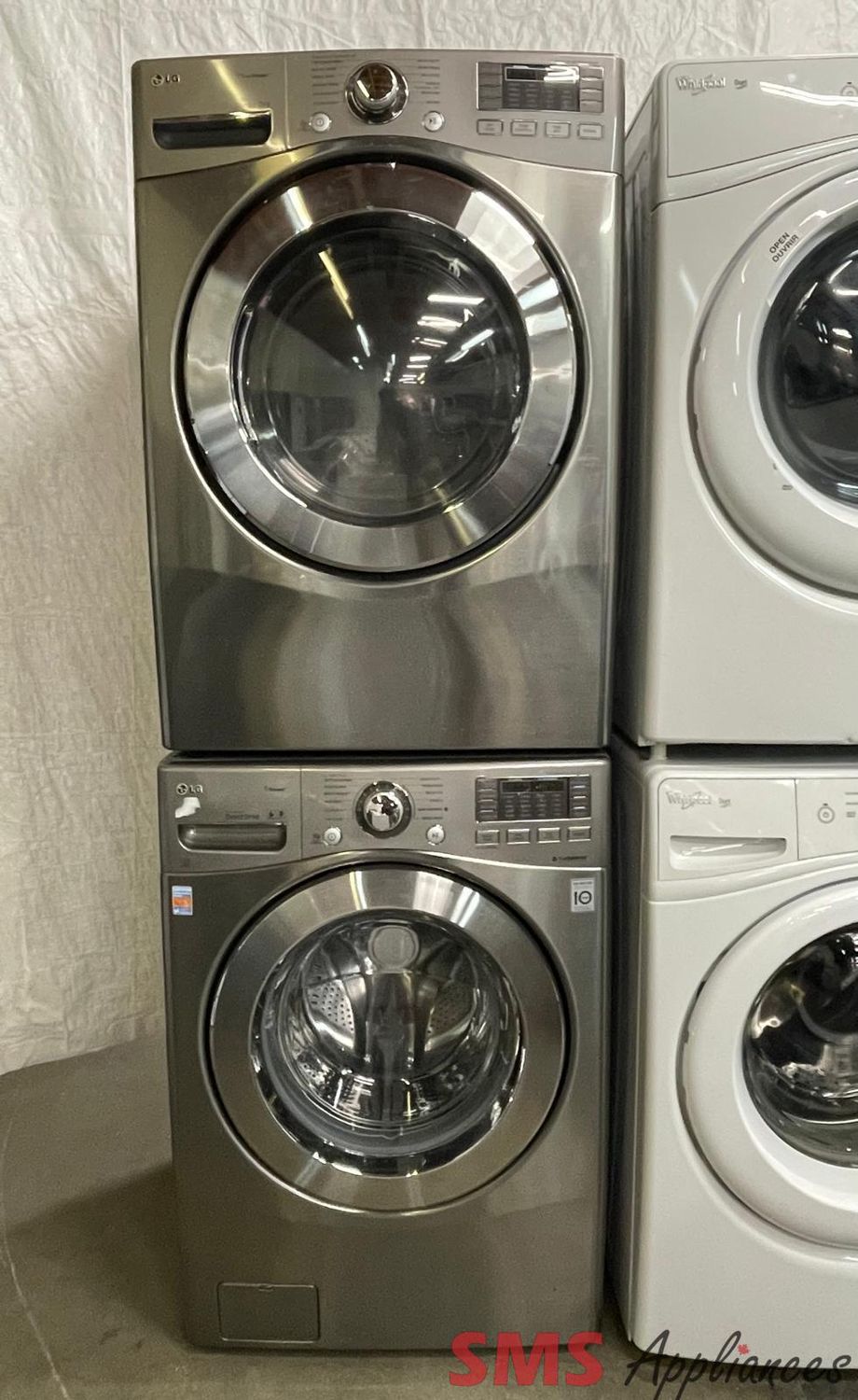 LG, Washer & Dryer Set, WM3070HVA / DLEX3070V