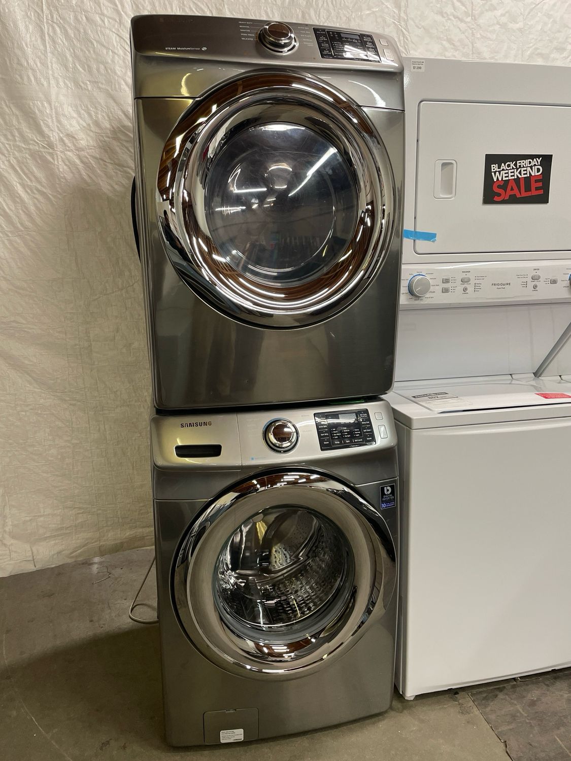 SAMSUNG, Washer & Dryer Set, WF42H5200AP/A2 / DV42H5200EP/AC