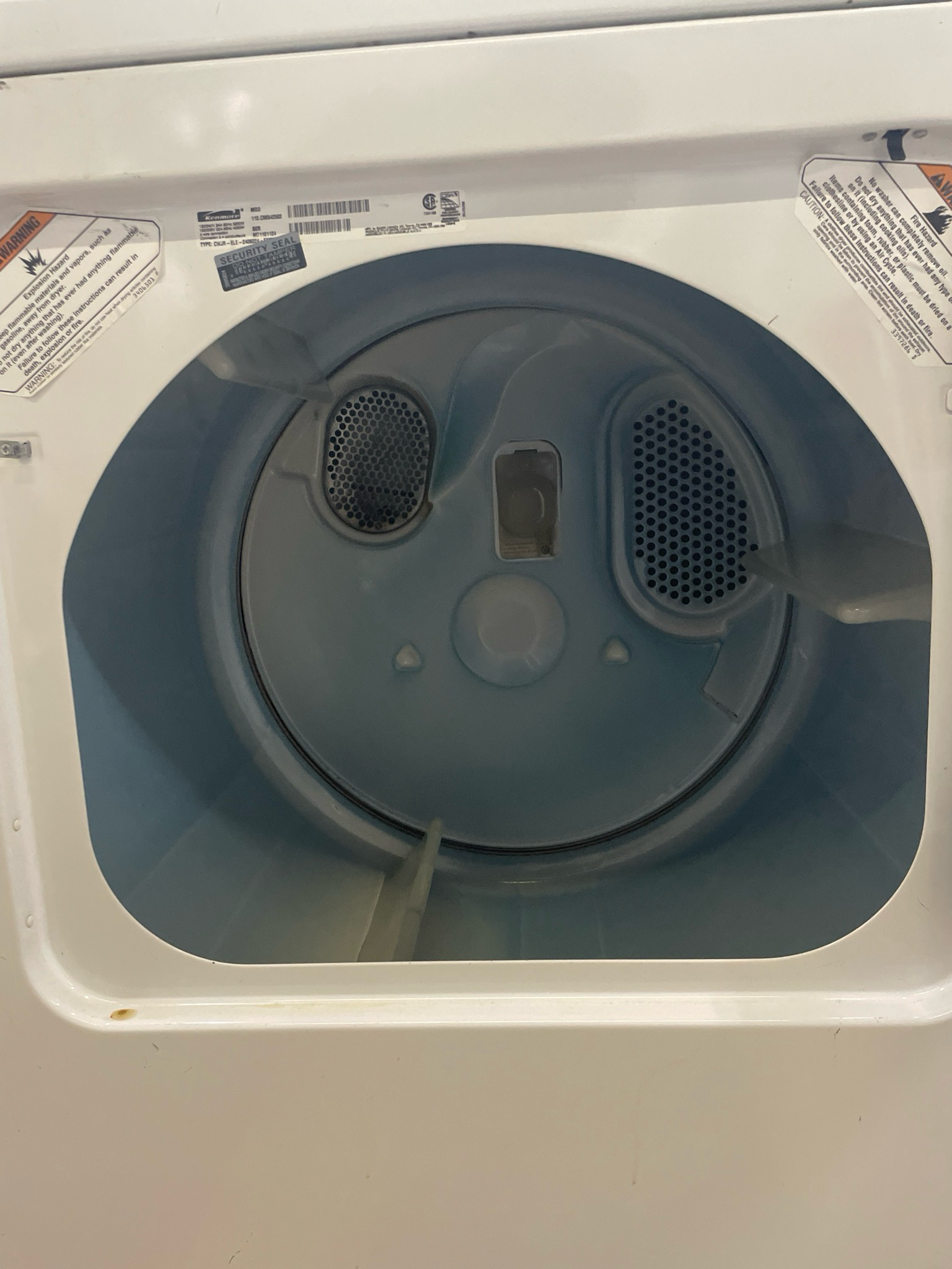 KENMORE, Electric Dryer, 110.C66542502