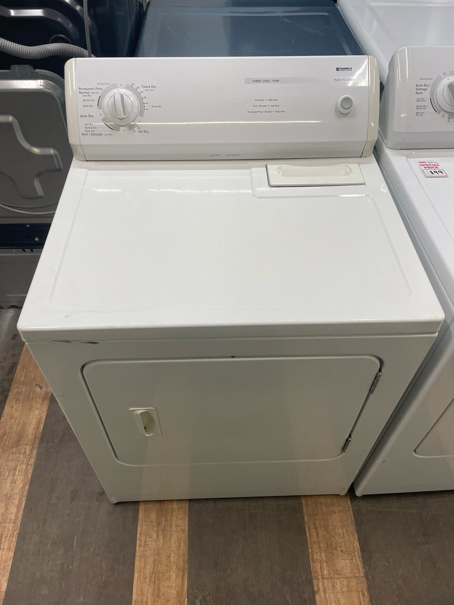 KENMORE, Electric Dryer, 110.C66542502