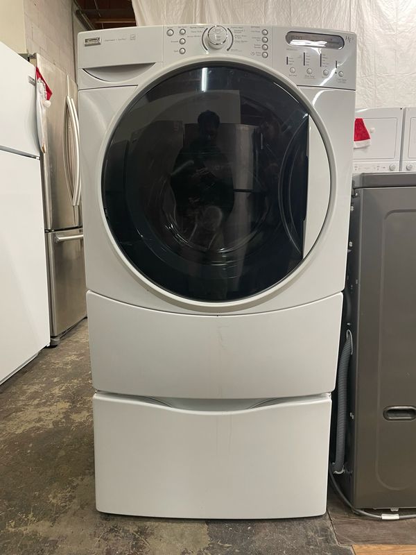 KENMORE, Front Load Washer With Pedestals, 110-47852700 KENMORE, Front Load Washer With Pedestals, 110-47852700