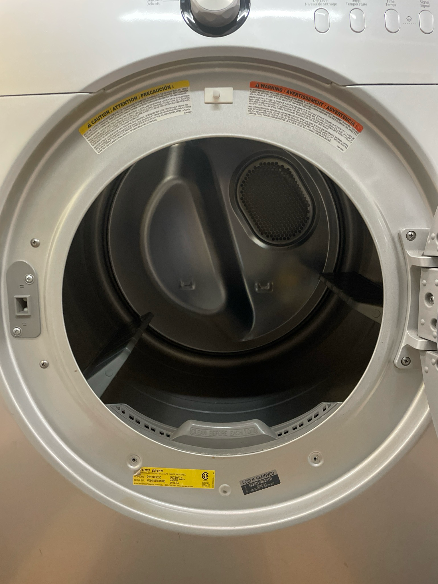 SAMSUNG, Electric Dryer, DV218AES/XAC