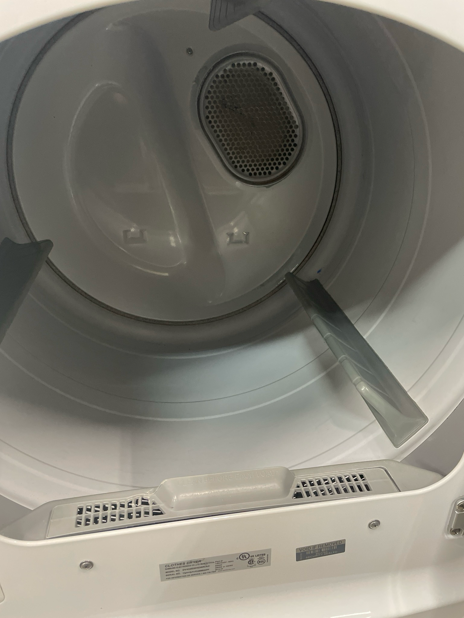 SAMSUNG Dryer, DE422EWHDWR/AC