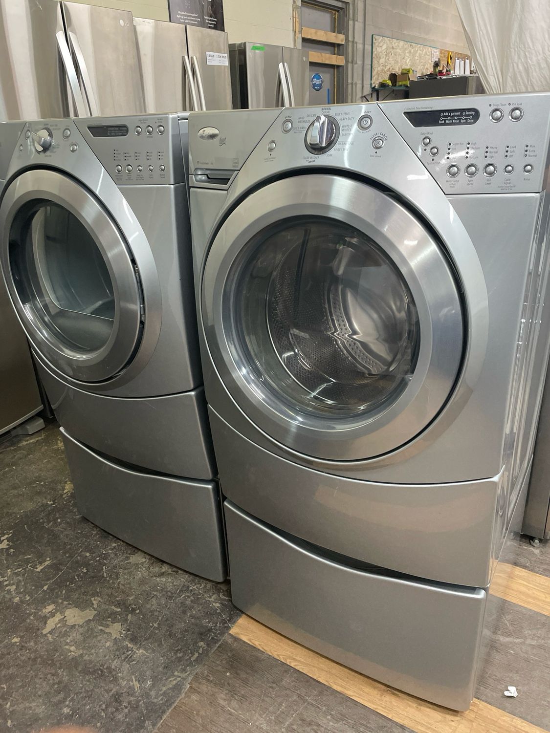 WHIRLPOOL Washer & Dryer Set, WFW9450WL00 , WYED9450WL1