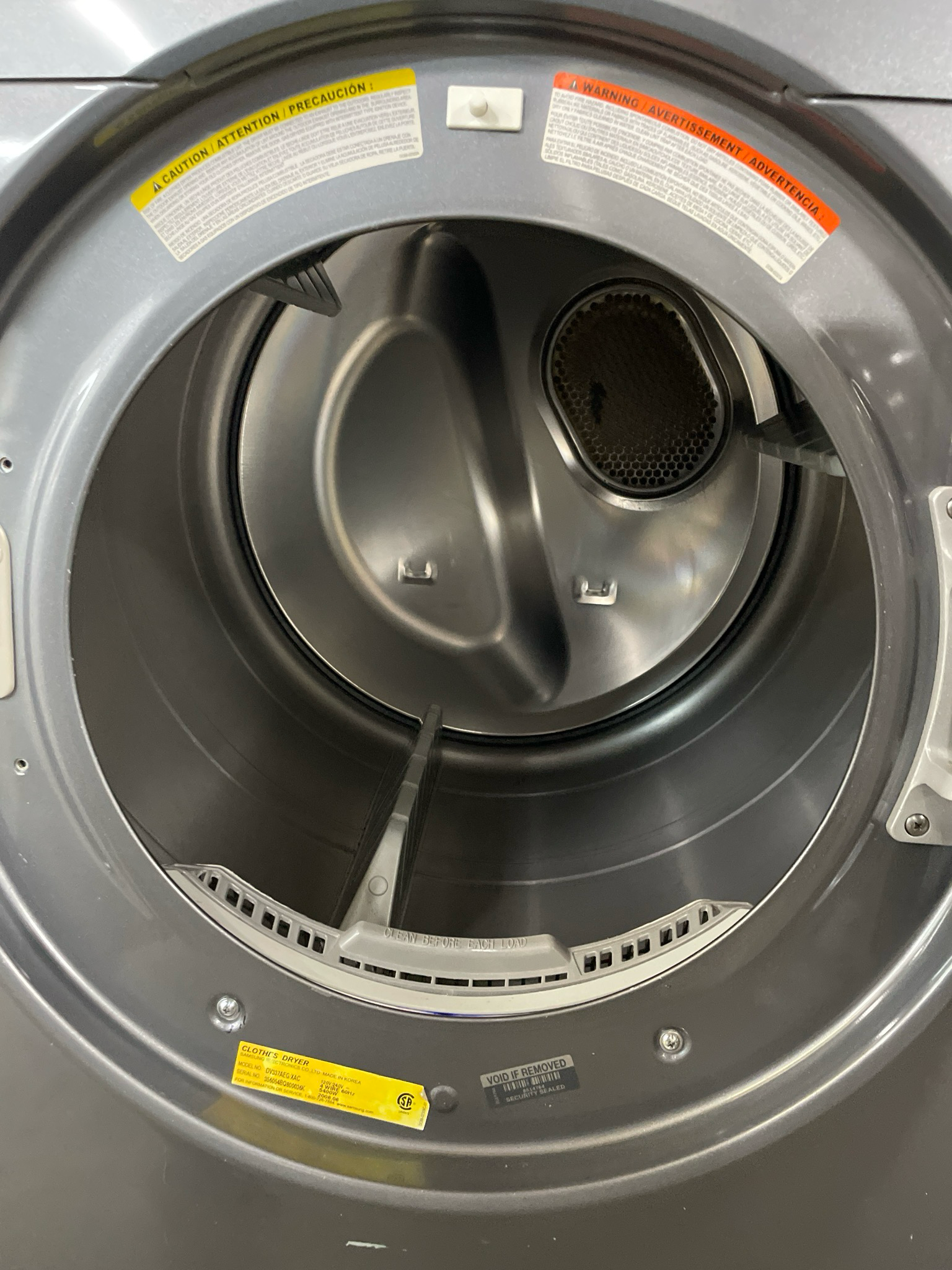 SAMSUNG, Electric Dryer With Pedestals, DV337AEG/XAC