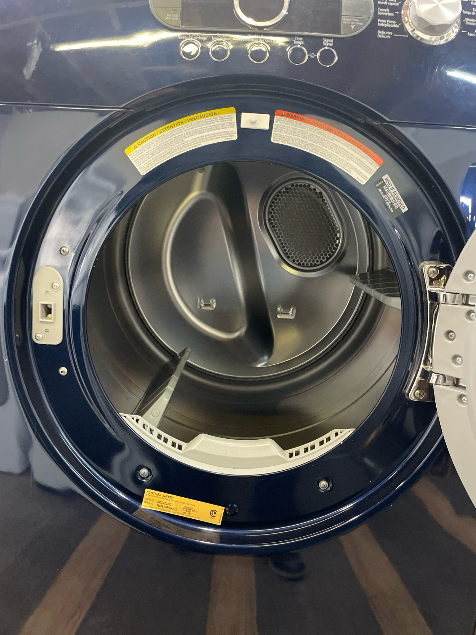 SAMSUNG, Electric Dryer With Pedestals, DV337AEL/XAC