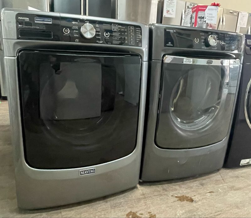 MAYTAG, Washer & Dryer Set, MHW8100DC0/YMED8000AG0