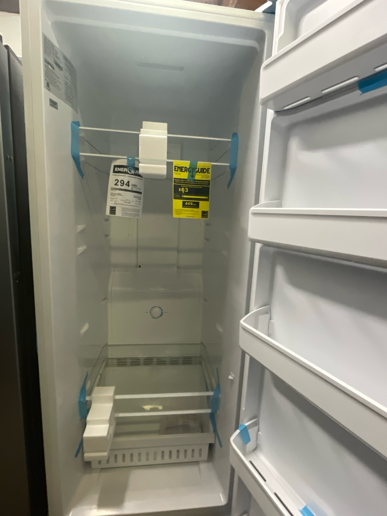 Open Box - Scratch & Dent, Frigidaire 18 Cu. Ft. Garage Ready Upright Freezer/Fridge,  FFUE1826AW