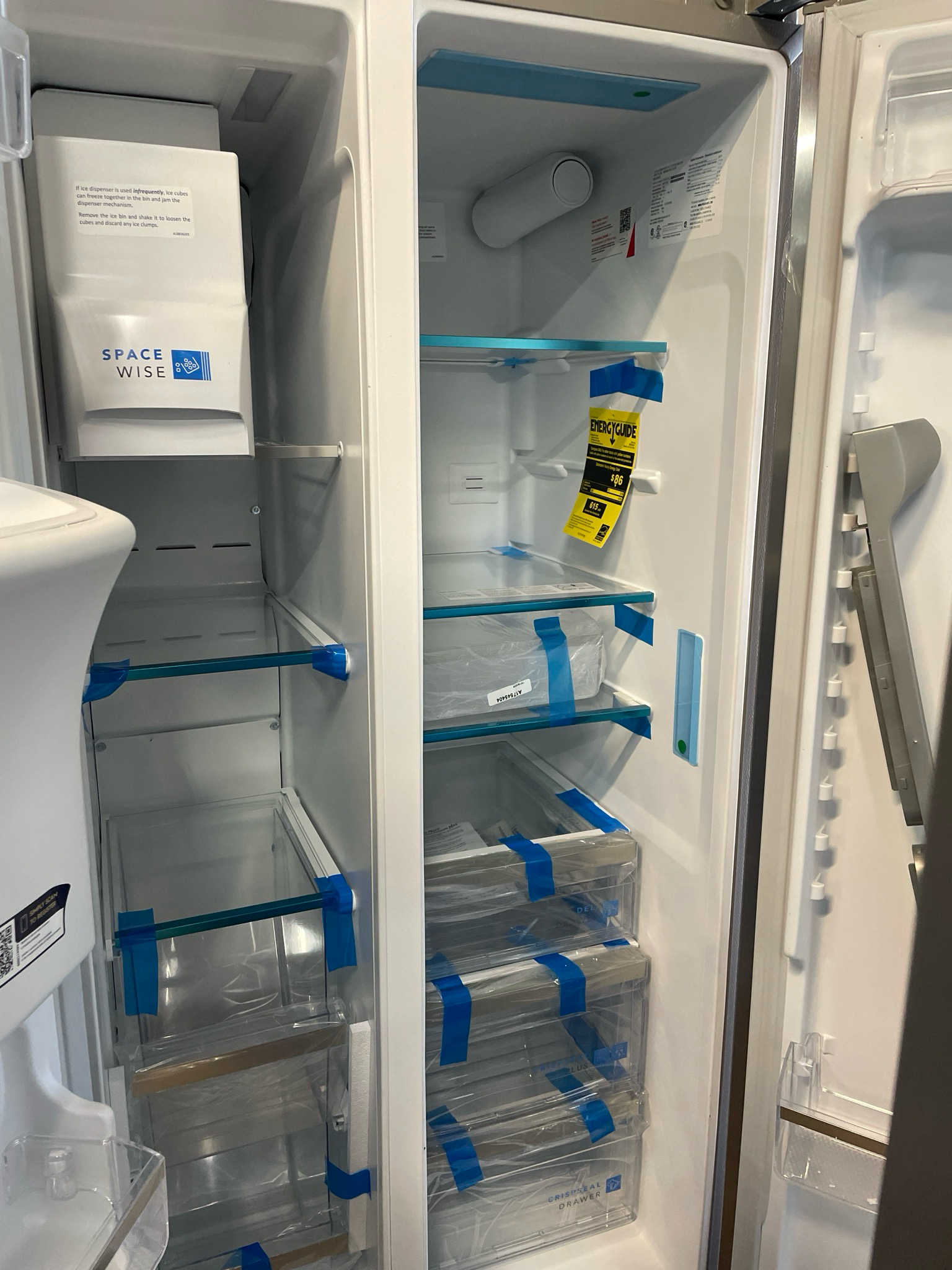 OPEN BOX - Scratch & Dent, 33” Frigidaire Side By Side Refrigerator, GRSS2352AFD