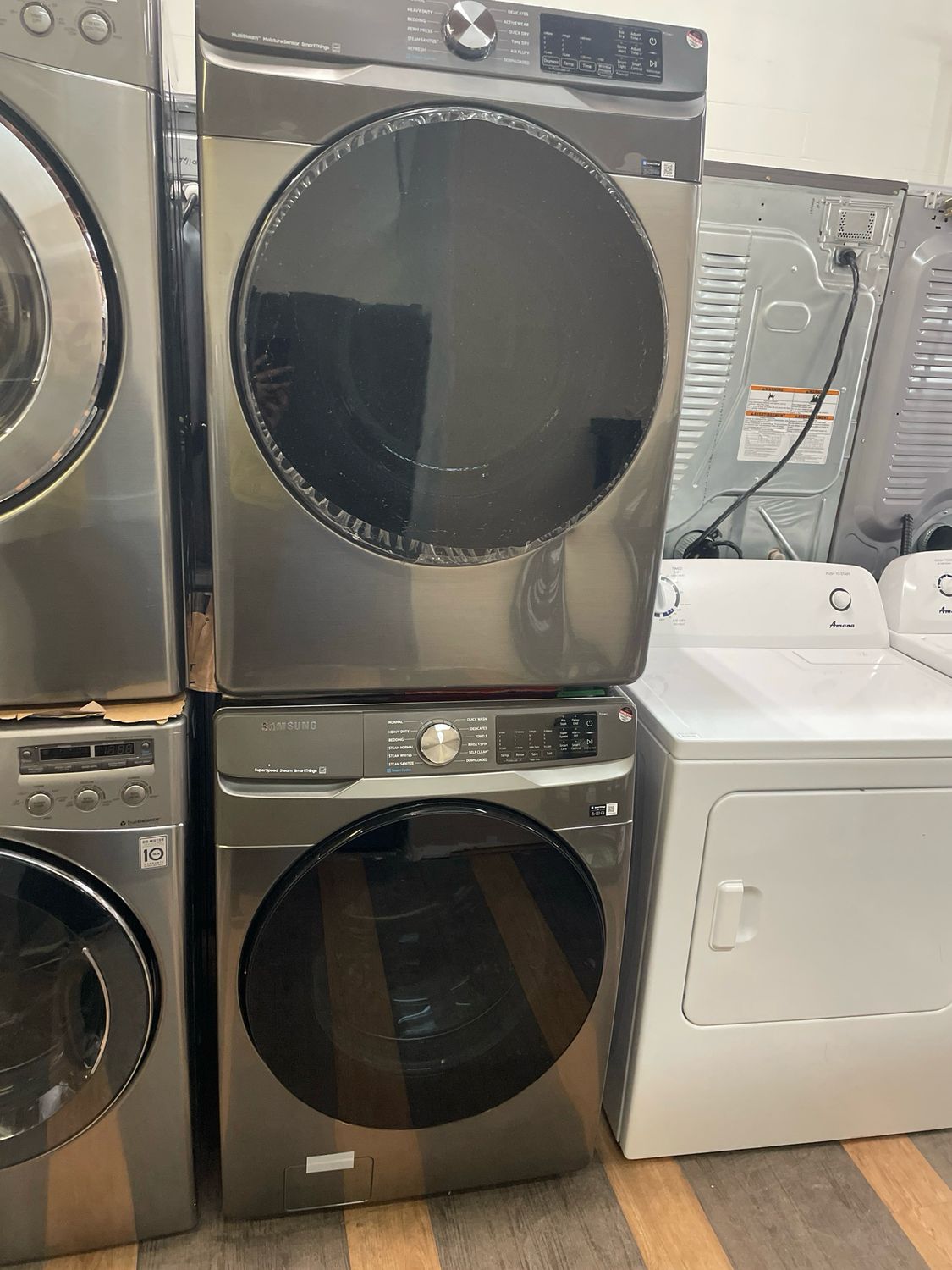 OPEN BOX Scratch & Dent SAMSUNG Washer & Dryer Set , WF45B6300AP +DVE45B6305P