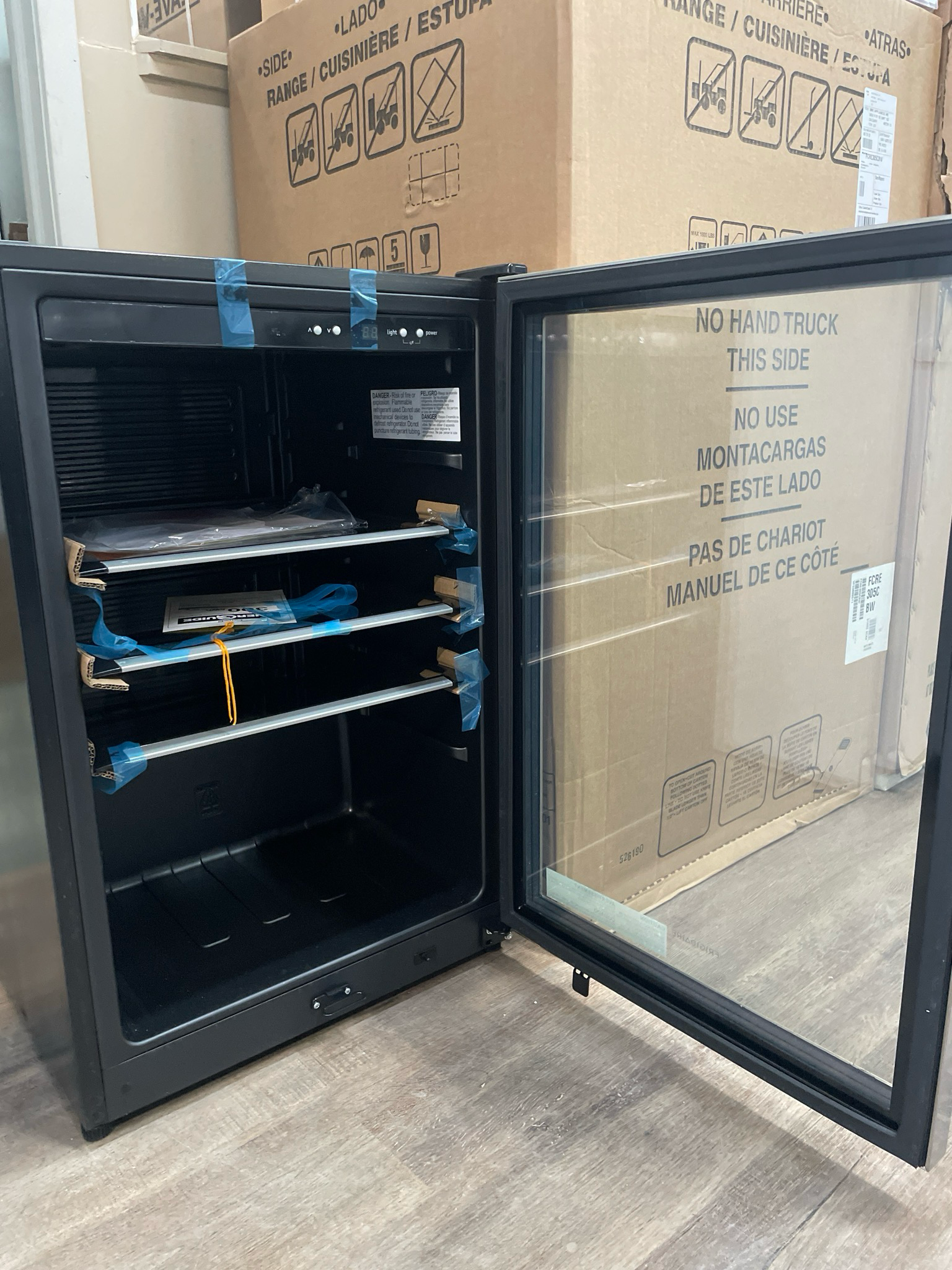 OPEN BOX - Scratch & Dent, Frigidaire Wine Cooler, FRYB4623AS